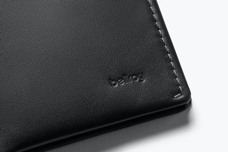 Bellroy |Note Sleeve Wallet 直式真皮皮夾 (RFID) Black 黑色