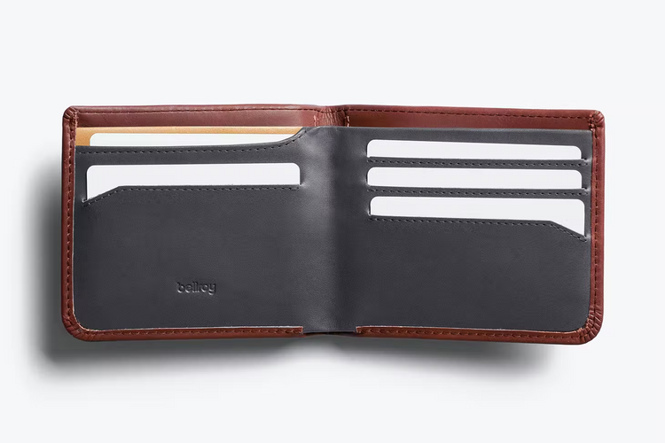 Bellroy | Hide & Seek wallet LO 橫式真皮皮夾(RFID) Red Earth 磚紅色