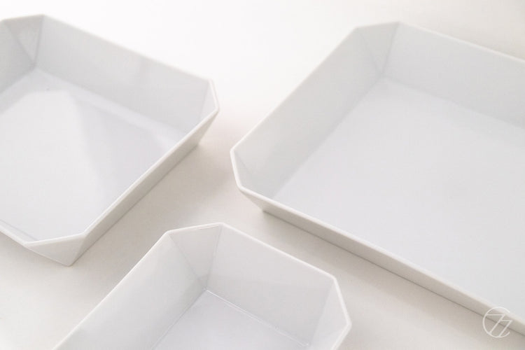 1616/Arita Japan | Square Bowl White 矩形方盆