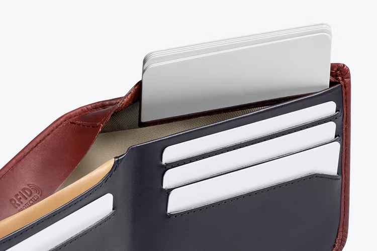 Bellroy | Hide & Seek wallet LO 橫式真皮皮夾(RFID) Red Earth 磚紅色