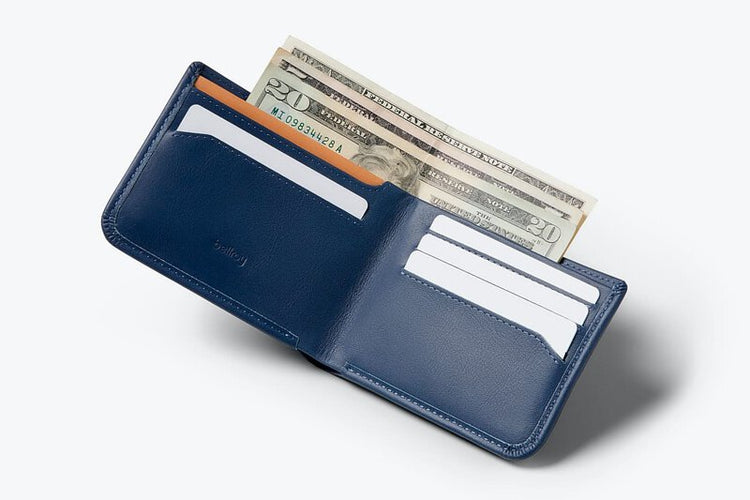Bellroy|Hide & Seek wallet LO 橫式真皮皮夾(RFID) Marine Blue 海洋藍