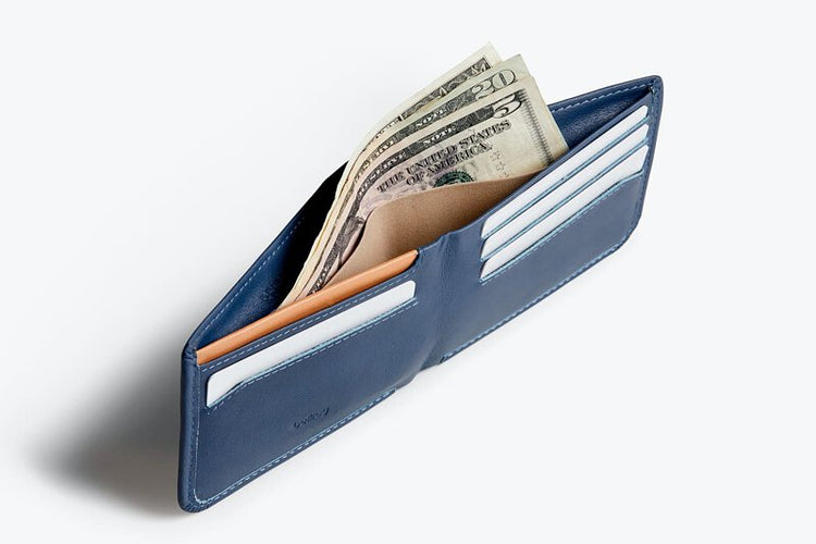 Bellroy|Hide & Seek wallet LO 橫式真皮皮夾(RFID) Marine Blue 海洋藍