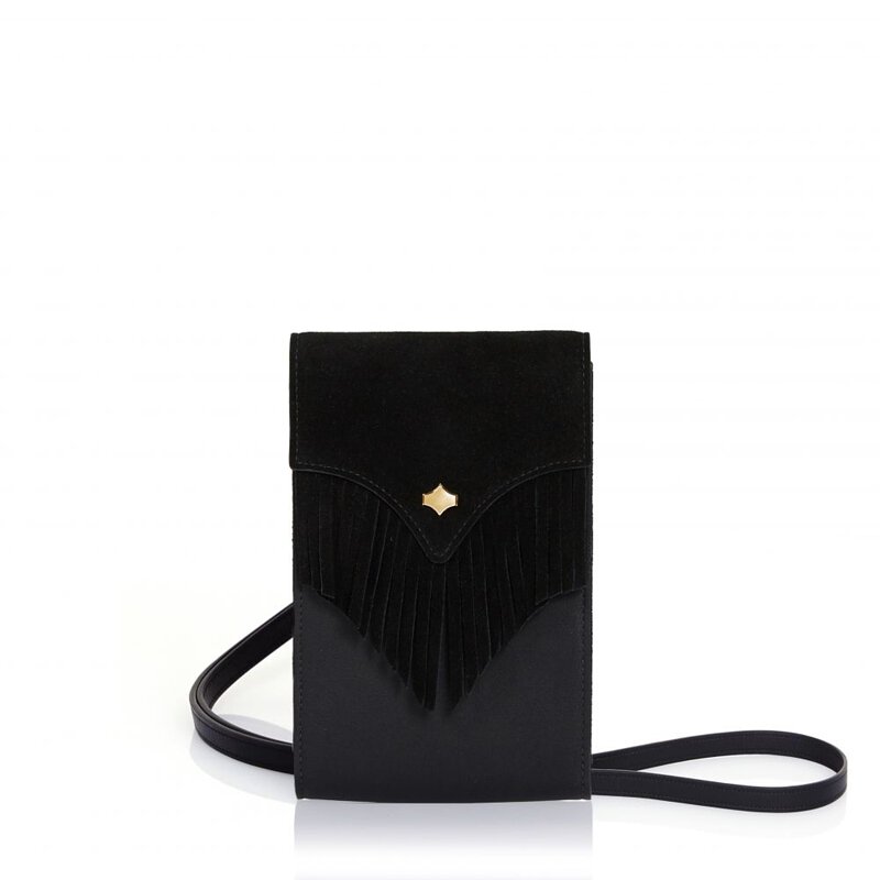 ANY DI | PHONEBAG FRINGES Black 手機包– 一物立方Cubix Cafe ANY DI | PHONEBAG FRINGES Black 手機包– 一物立方Cubix Cafe