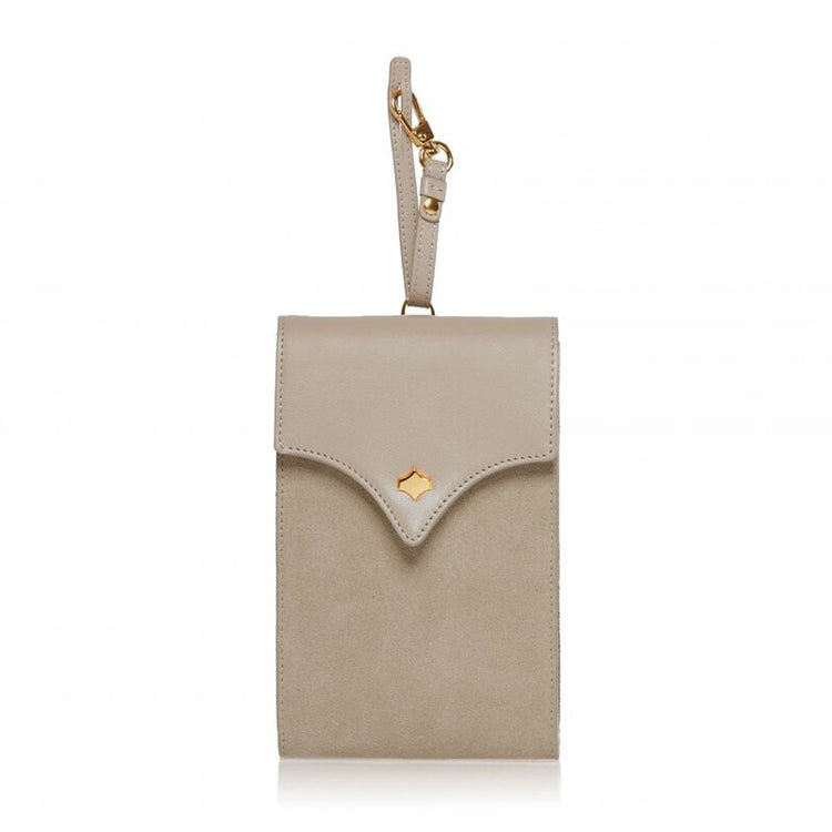 ANY DI | PHONEBAG EMBLEM Taupe 手機包