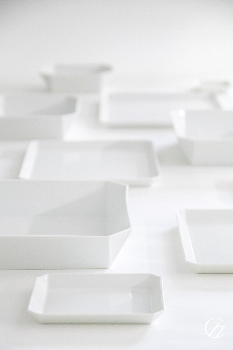 1616/Arita Japan | Square Bowl White 矩形方盆