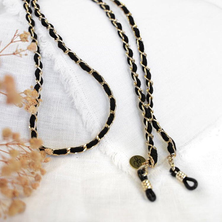 Sunny Cords|手工眼鏡鍊 黑絨