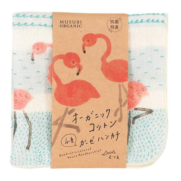 MUSUBI|有機棉四重紗布手帕