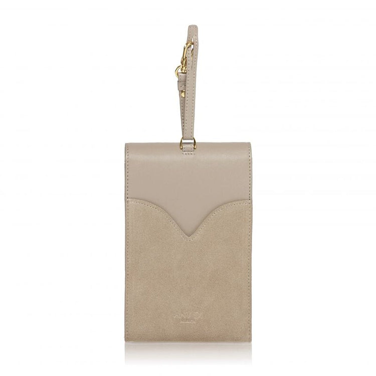 ANY DI | PHONEBAG EMBLEM Taupe 手機包
