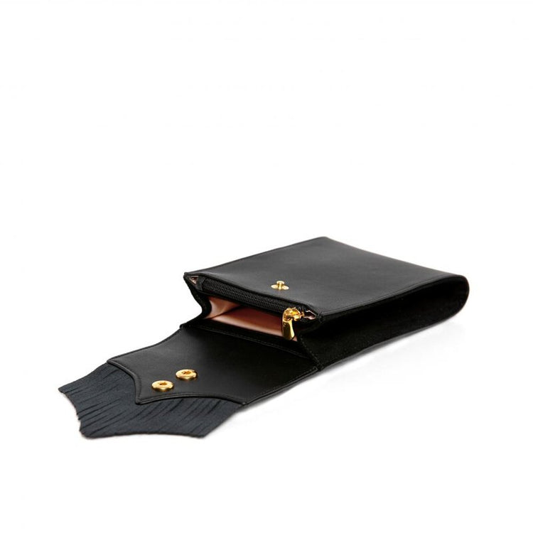 ANY DI | PHONEBAG FRINGES Black 手機包