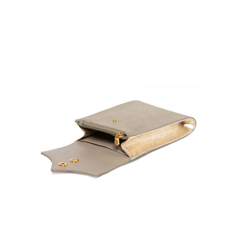 ANY DI | PHONEBAG EMBLEM Taupe 手機包