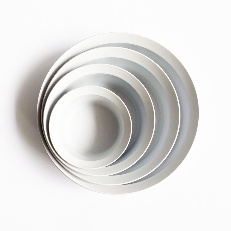 1616/Arita Japan | Round Bowl Gray 圓盆