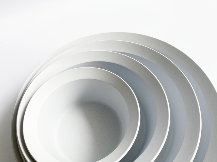 1616/Arita Japan | Round Bowl Gray 圓盆