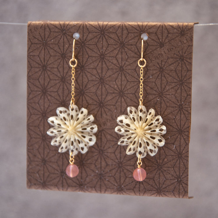 家田紙工 | 水波耳環