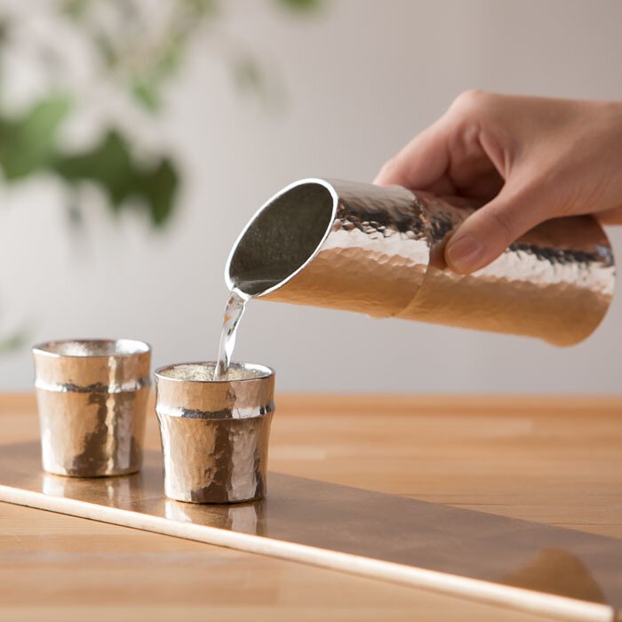 能作|純錫竹筒杯組