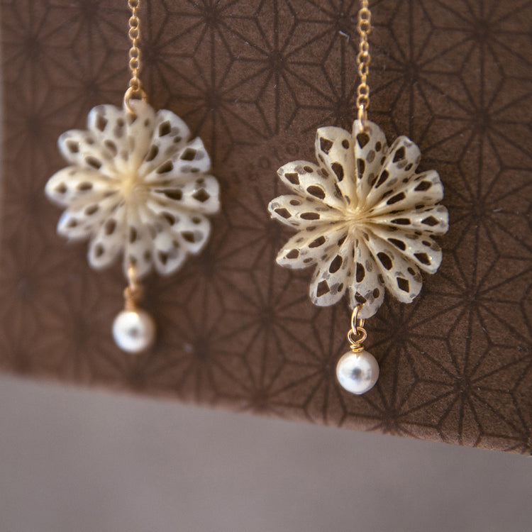 家田紙工 | 水波耳環