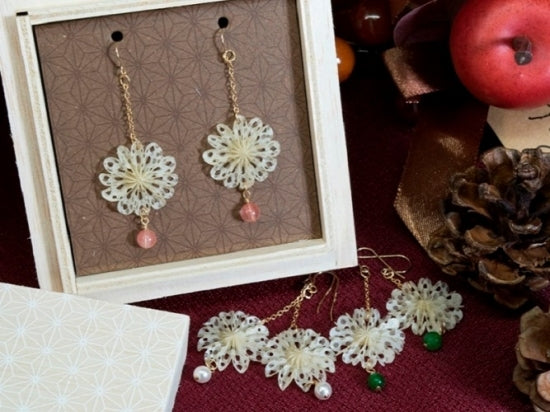 家田紙工 | 水波耳環