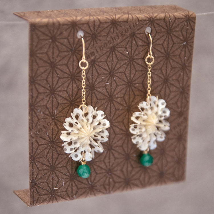 家田紙工 | 水波耳環