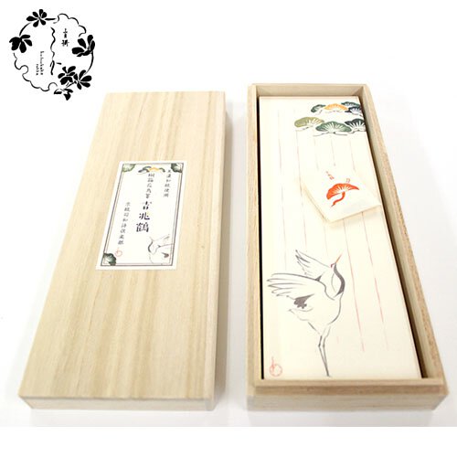 和詩俱樂部 | 桐箱花鳥箋 / 美濃和紙一筆箋