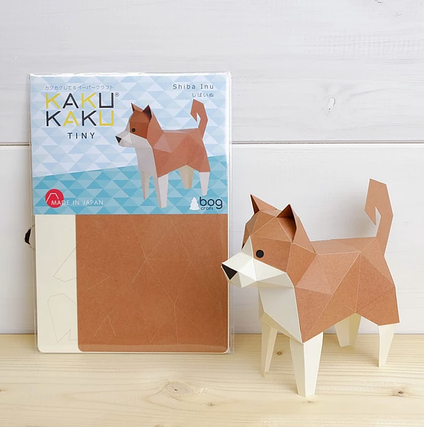 bog craft | 立體紙藝-赤柴犬TINY