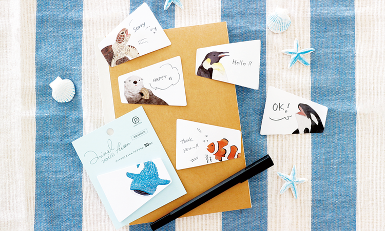 paperable | Animal Voice Sticky Memos 海洋動物系列