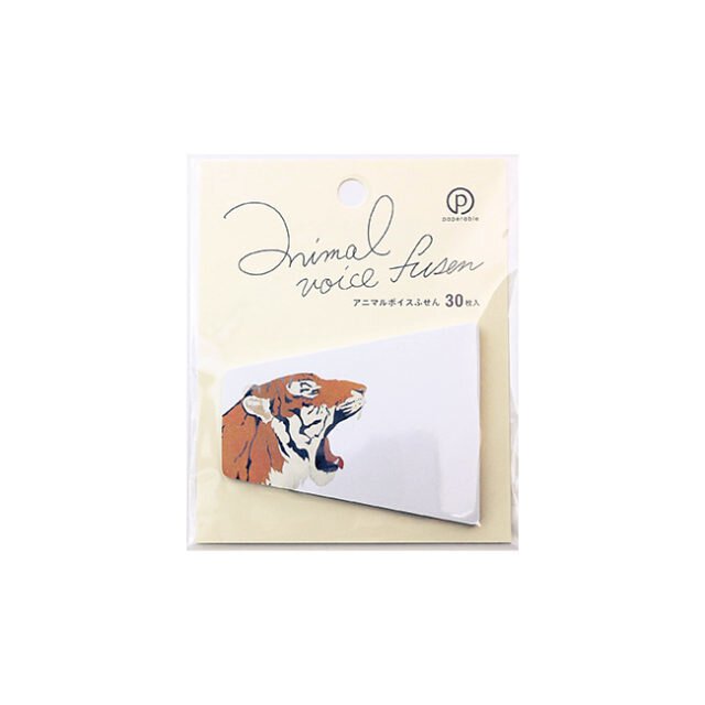 paperable | Animal Voice Sticky Memos 野生動物系列