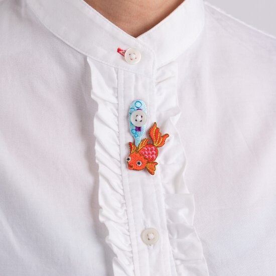 Orange Tokyo | Button Hook - 金魚