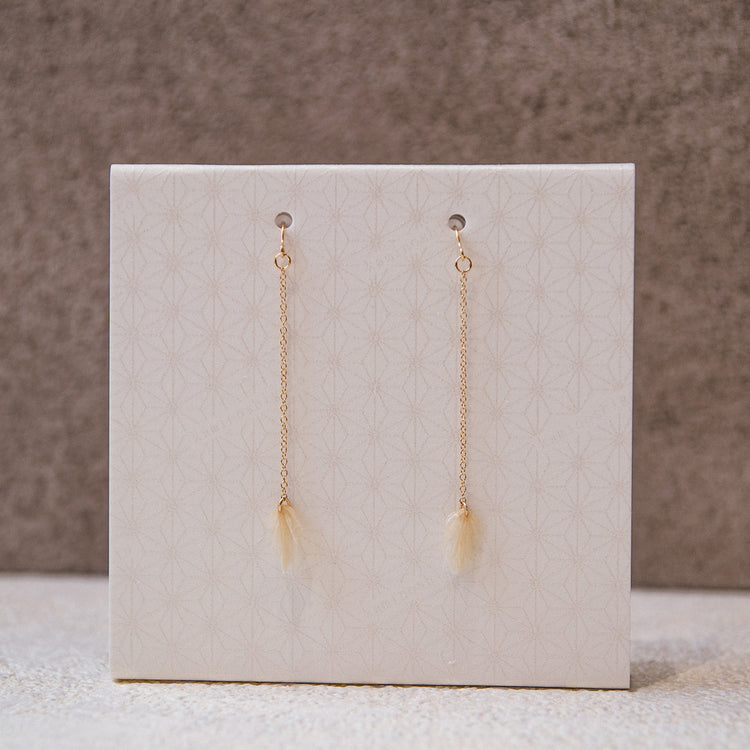 家田紙工 | leaf 耳環