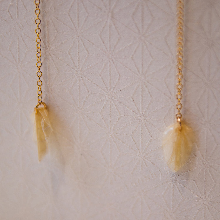 家田紙工 | leaf 耳環