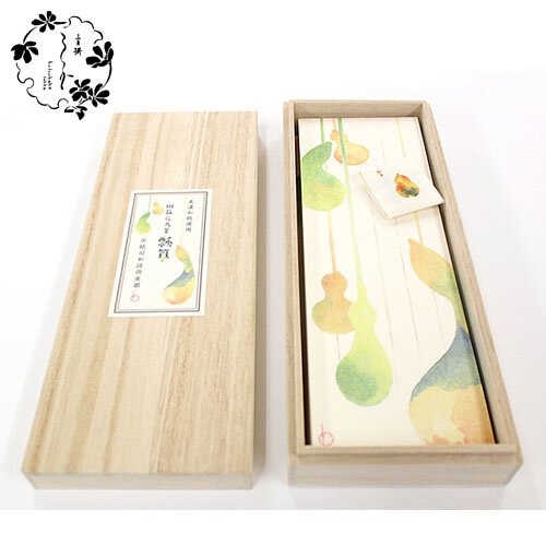 和詩俱樂部 | 桐箱花鳥箋 / 美濃和紙一筆箋