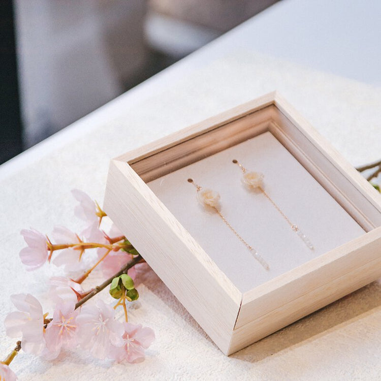 家田紙工 | 玫瑰耳環