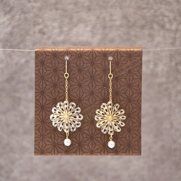 家田紙工 | 水波耳環