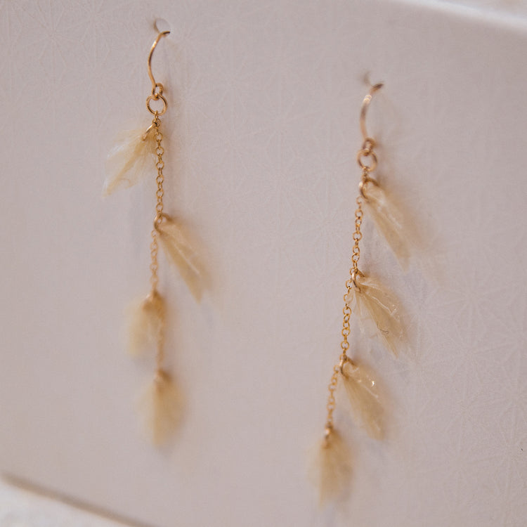 家田紙工 | Four leaves耳環