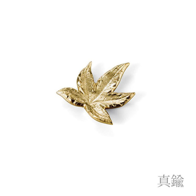 能作|純錫 黃銅 楓葉筷架