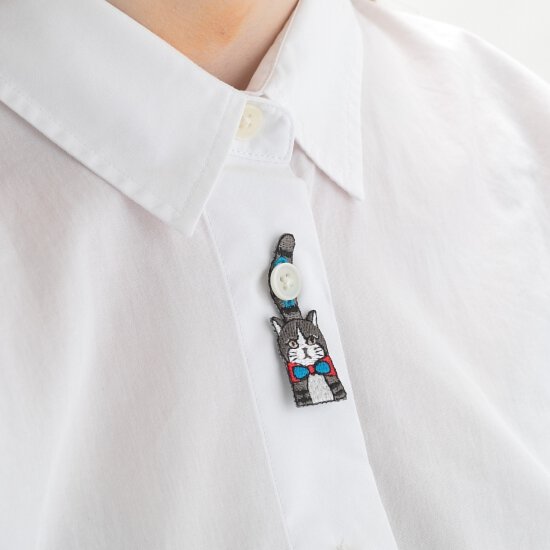 Orange Tokyo | Button Hook - 貓