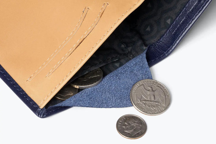 Bellroy |Note Sleeve Wallet 直式真皮皮夾 (RFID) NAVY 海軍藍