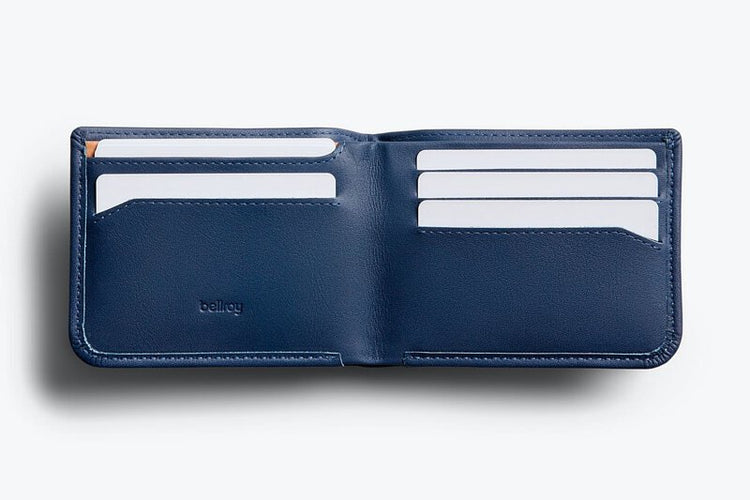 Bellroy｜Hide & Seek wallet LO 橫式真皮皮夾(RFID) Marine Blue 海洋藍