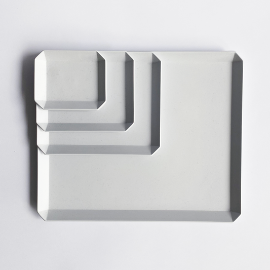 1616/Arita Japan ｜ Square Plate Gray 矩形方盤