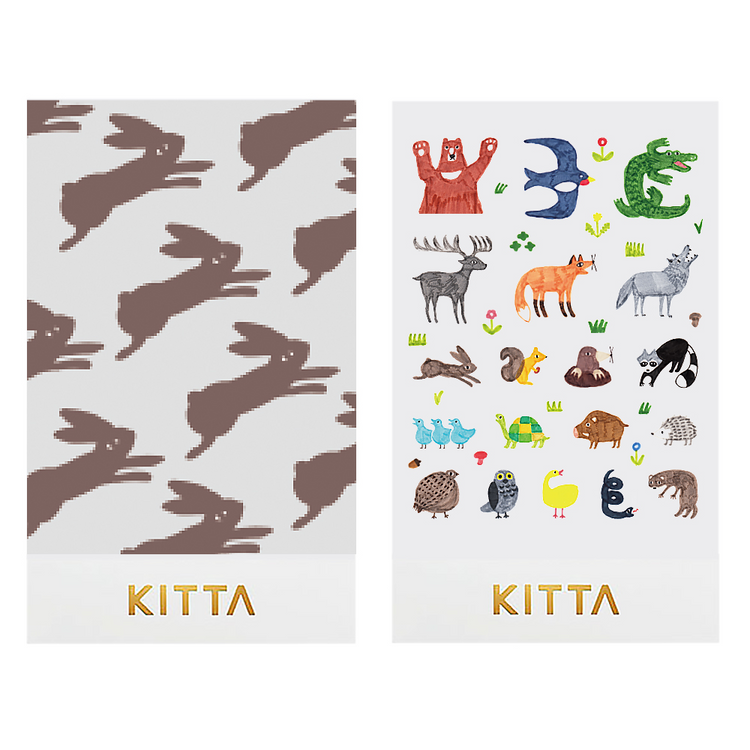 KITTA | Seal 可愛動物和風貼紙