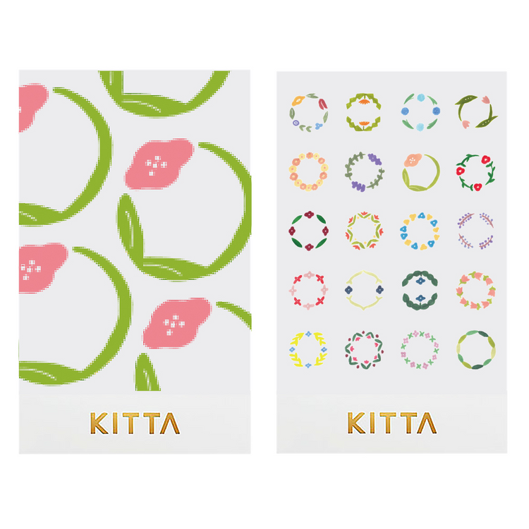 KITTA | Seal 鏤空花圈和風貼紙