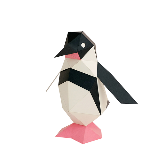 bog craft | 立體紙藝－企鵝TINY