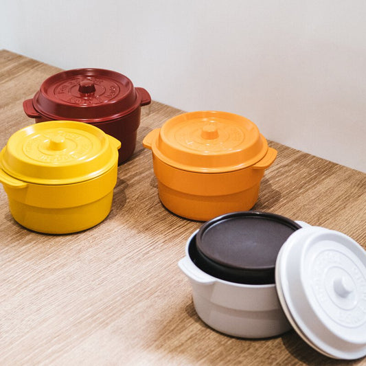 Cocopot｜鑄鐵鍋造型圓形便當盒
