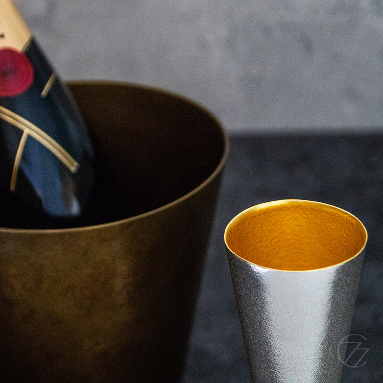 能作｜黃銅香檳保冰桶