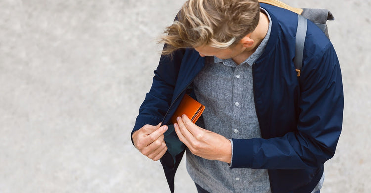 Bellroy |Note Sleeve Wallet 直式真皮皮夾 (RFID) NAVY 海軍藍